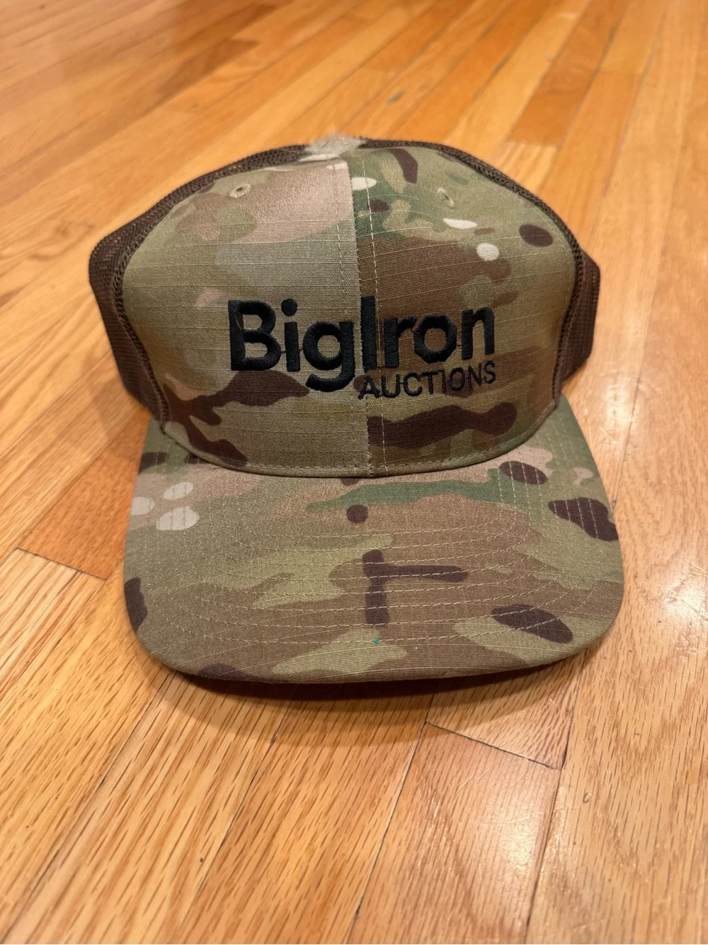Camo Big Iron Auctions Trucker Hat - Multicolor